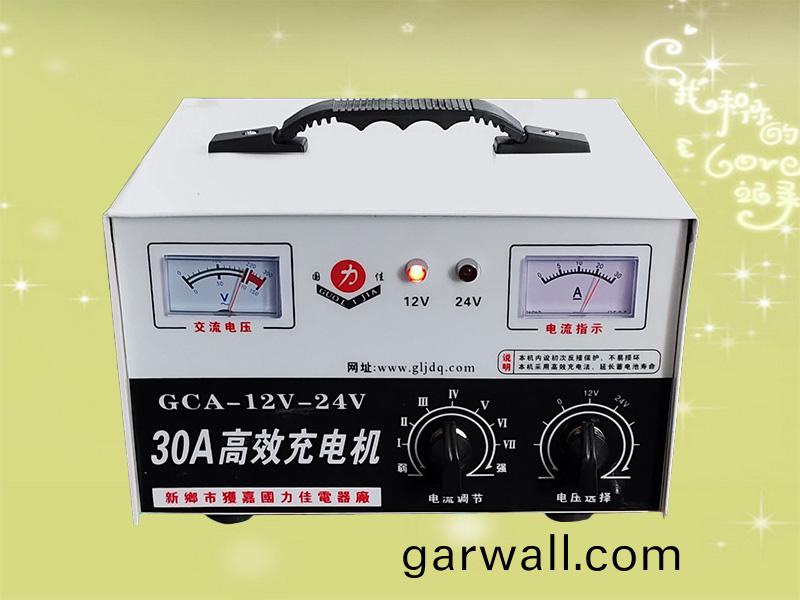GCA-12V-24V-30A高傚(xiao)充(chong)電機(ji) GCA-12V-24V-30A高傚(xiao)充電(dian)機